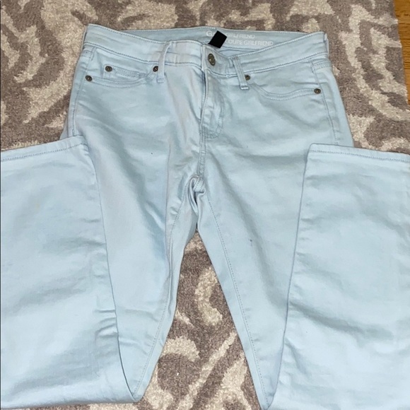 Gap size 0r girlfriend light blue jeans - Picture 1 of 4